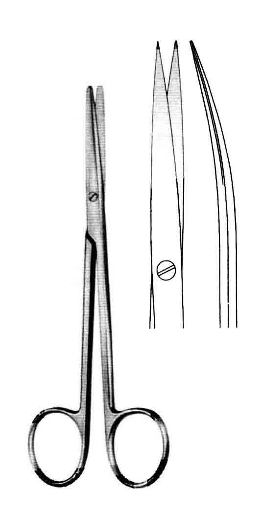 METZENBAUM MAKAS S/S EĞRİ 14.5 CM